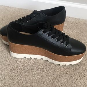 Platform Oxfords - only worn a few times